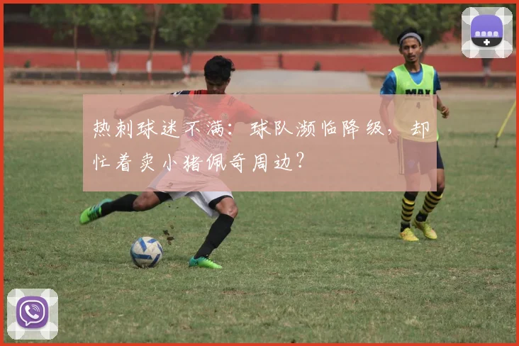 热刺球迷不满:球队濒临降级,却忙着卖小猪佩奇周边?